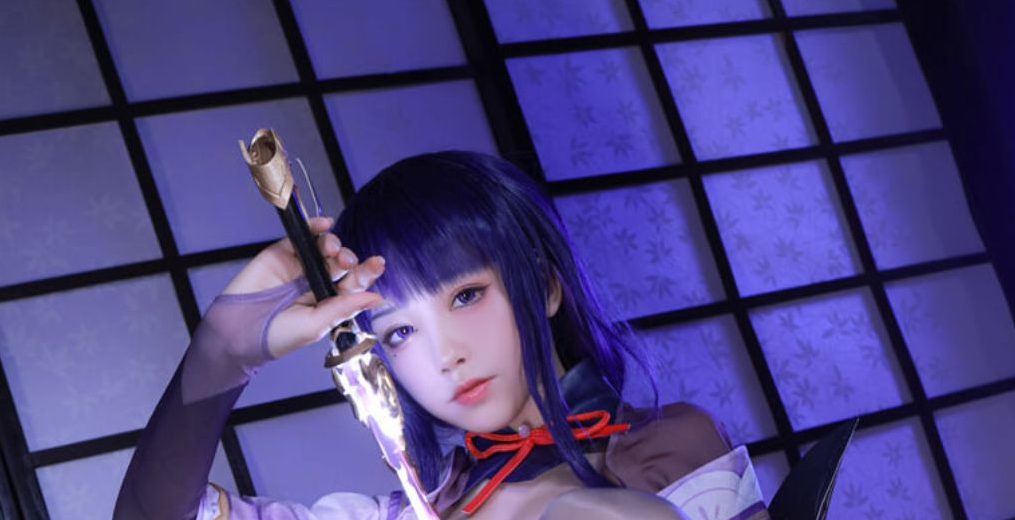 水淼aqua雷电将军cos全图资源，心动了吗？