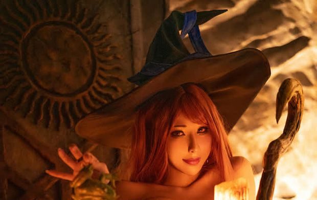 HaneAme雨波 cos 《龙之王冠》女巫 Sorceress