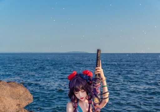 Shika小鹿鹿 cos 比基尼版葛饰应为作品鉴赏