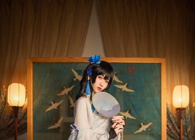 鳗鱼霏儿cos 95式旗袍版少女前线 作品