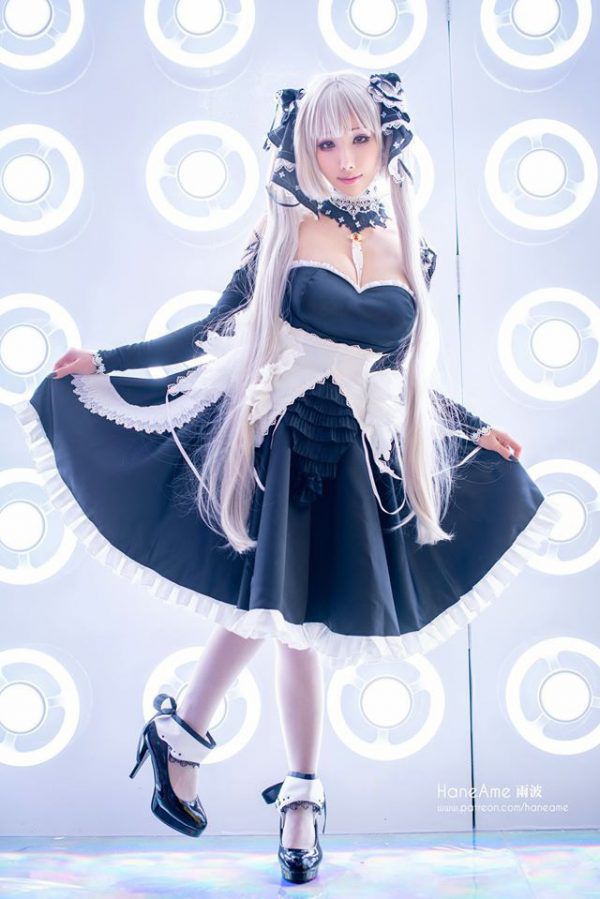 HaneAme雨波cos作品化身“洛丽塔”美少女