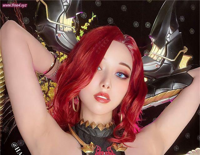 雨波_HaneAme cos作品 机械龙女王