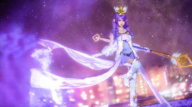 鳗鱼霏儿 cos“星之守护者”迦娜图集 |