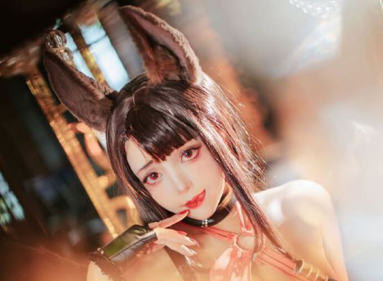 coser@枣糕_下野病弃疗在《碧蓝航线》cos赤城