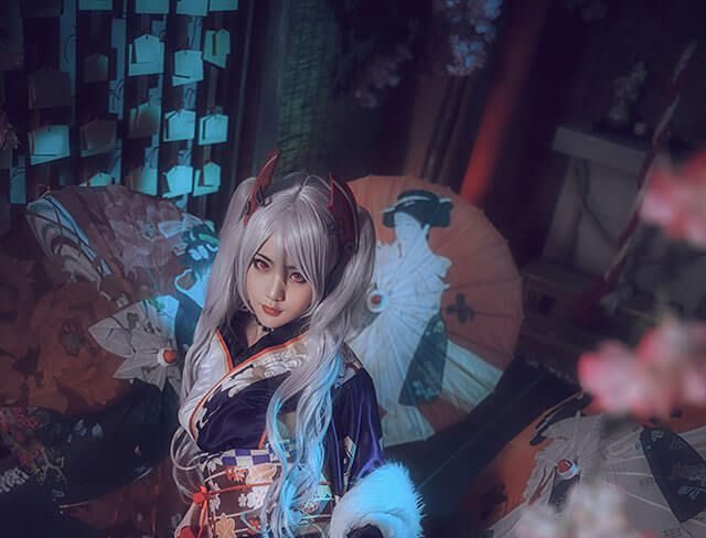 蛋蛋Sidan作品cos《碧蓝航线》性感迷人欧根亲王