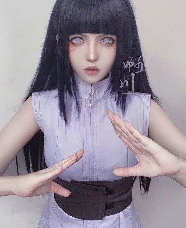 啊川_Azey神还原cos作品《火影忍者》日向雏田