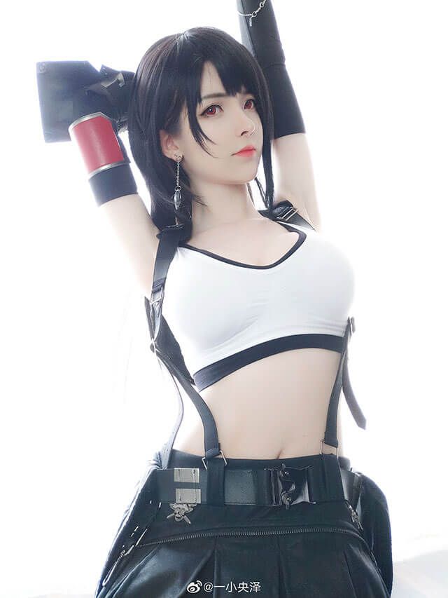 一小央泽cos《最终幻想VII》性感迷人蒂法作品鉴赏