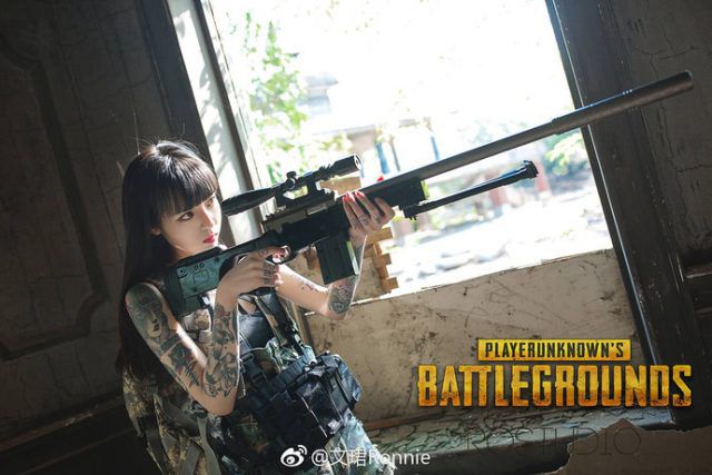 文珺Ronniecos作品《绝地求生》“神枪手”，性感火辣