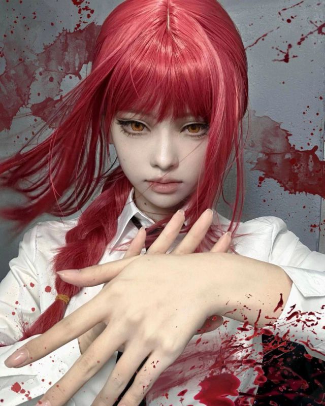 周仙仙耶cos《链锯人》玛奇玛，超越原版