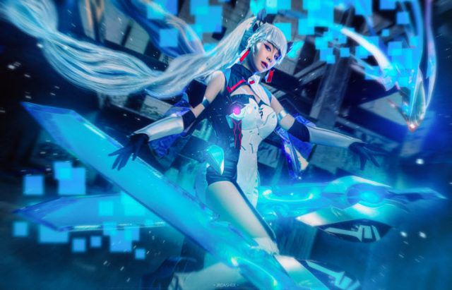 pang3pong《传说对决》cos作品“龙影忍者”爱里