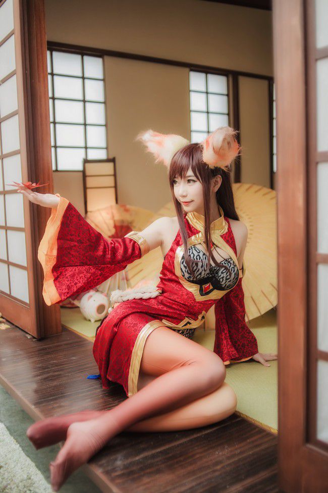 coser@大肉丸Amiee《王者荣耀》妲己cos作品鉴赏