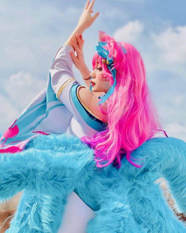 INLIL cos作品九尾狐迷倒众粉丝，英雄联盟阿狸cosplay照惊艳亮相