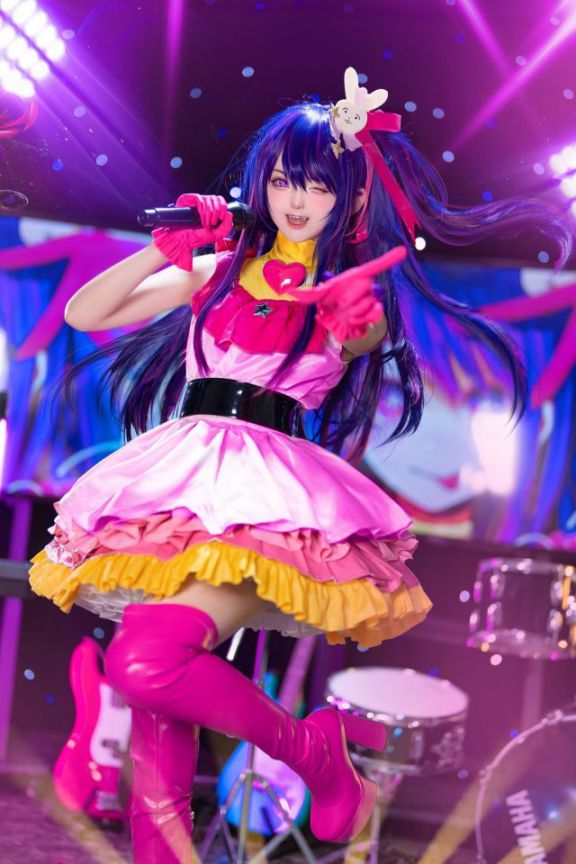 小柔SeeU cos我推的孩子星野爱，闪耀迷人太可爱了