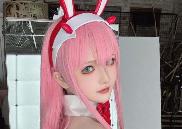 -屿鱼cos零二作品鉴赏，兔女郎性感迷人