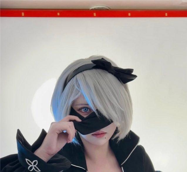 菌烨TAKO cos[尼尔：机械纪元]尤尔哈2B，酷炫性感在线下载