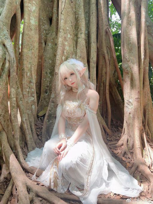 菌子宝宝cos精灵，体验奇妙之旅