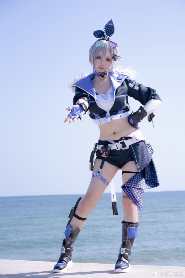 菌子宝宝cos银狼，“星核猎手”泰酷了