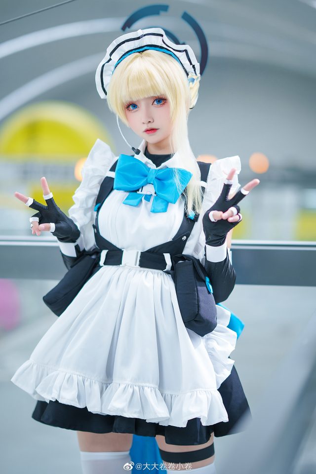 大大卷卷小卷cos飞马鸟时，五号特工酷帅迷人