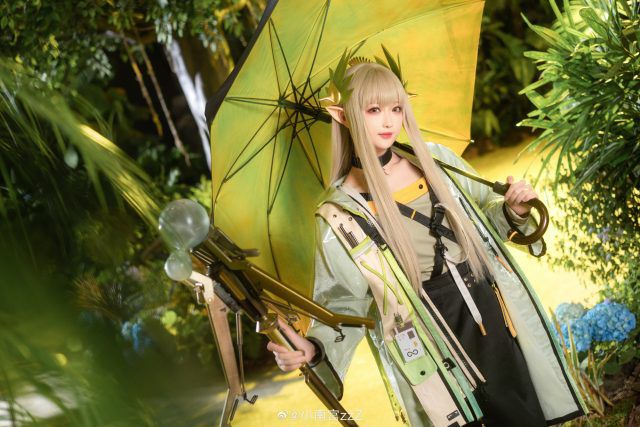 小南宫zzZ cos明日方舟缪尔赛思，小精灵超有范