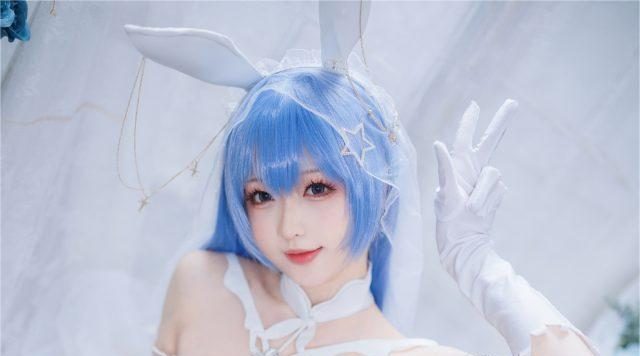 小南宫zzZ cos新泽西，新娘性感可爱迷人