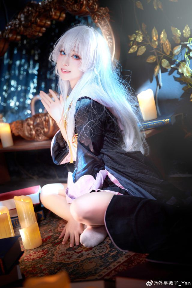 外星嫣子_Yan cos伊蕾娜，可爱性感的魔法之旅