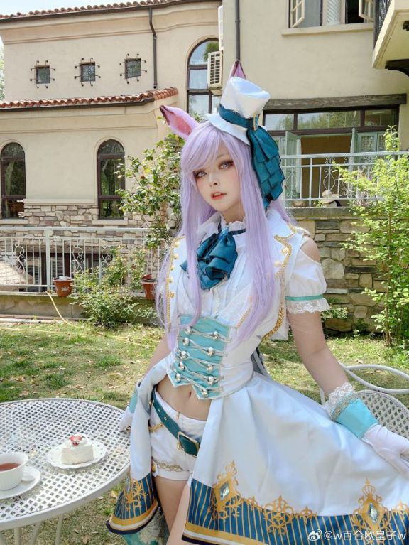 w百合欧皇子w cos目白麦昆,神还原“赛马娘Pretty Derby”
