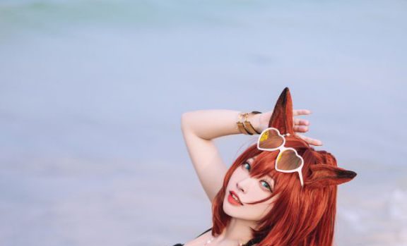 宮本桜cos丸善斯基[赛马娘Pretty Derby]，性感热情点燃夏日