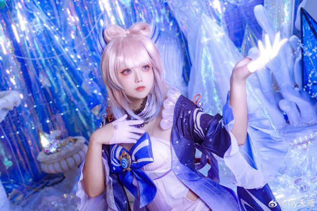 Tiy天鸢cos《原神》珊瑚宫心海，人神巫女简直了