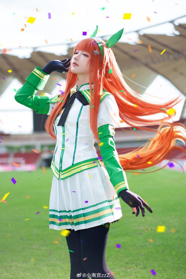 小南宫zzZ cos无声铃鹿[赛马娘Pretty Derby]，简直美翻了！