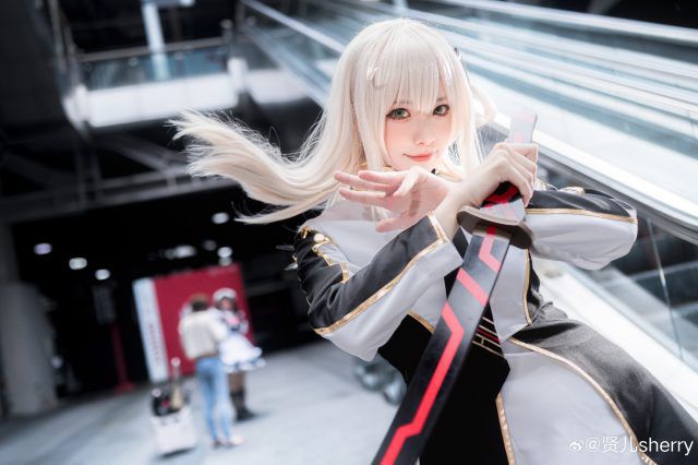 贤儿sherry cos闪刀姬-零衣，闪刀姬简直就是闪刀姬本姬
